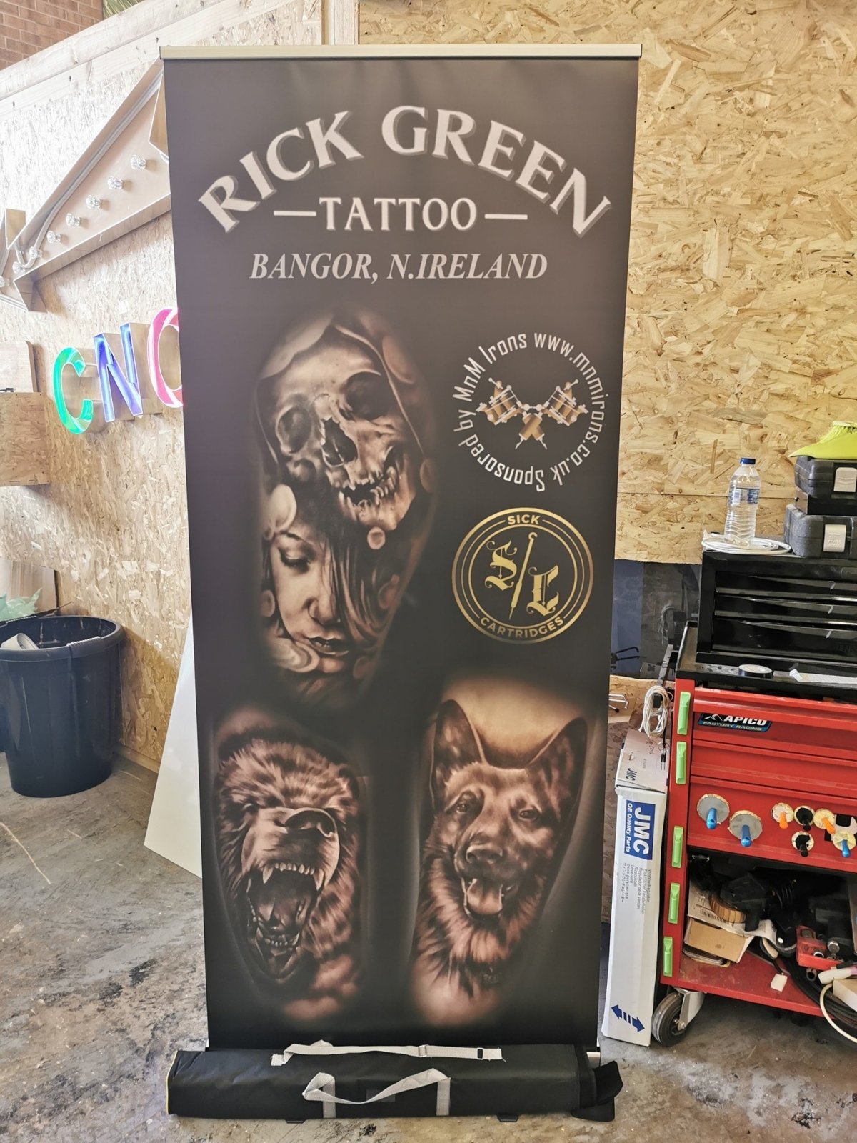 2x Standard Rollup Banner - Bangor Signage, Print & Embroidery