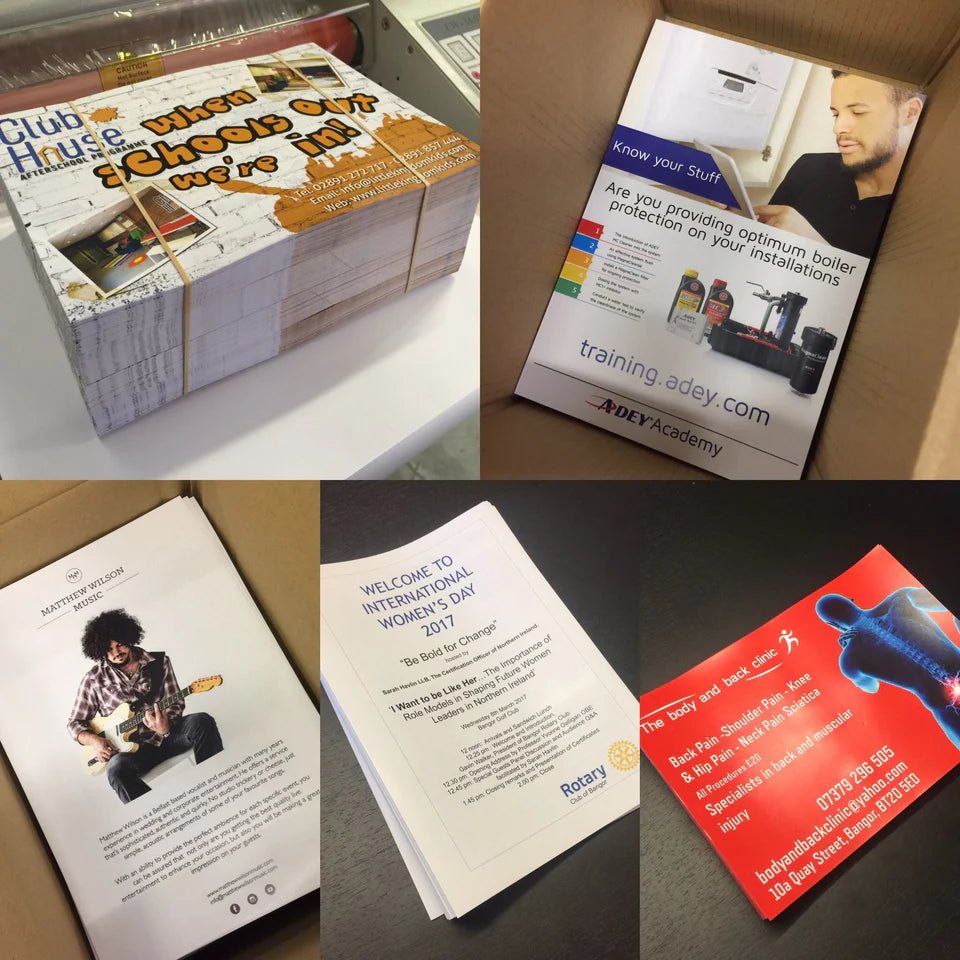 A5 flyer - 7 day turnaround - Bangor Signage, Print & Embroidery