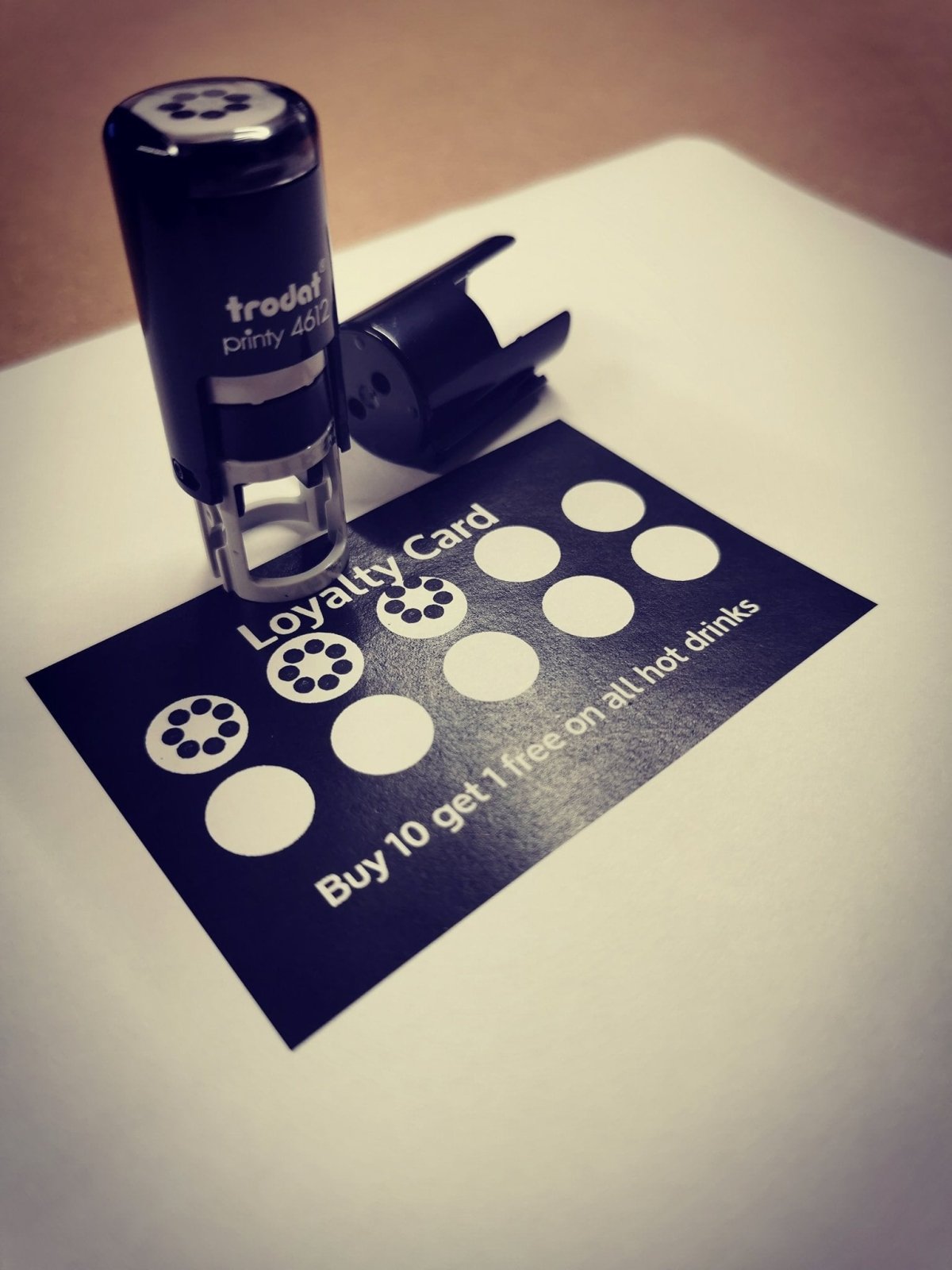Custom Loyalty card stamp - Bangor Signage, Print & Embroidery