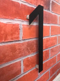 Large modern matt acrylic house number 30cm high - Bangor Signage, Print & Embroidery