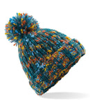 10x Beechfield Twister Pom Pom Beanie Inc Logo - Bangor Signage, Print & Embroidery