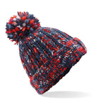 10x Beechfield Twister Pom Pom Beanie Inc Logo - Bangor Signage, Print & Embroidery