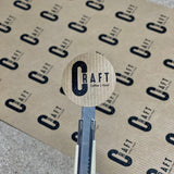 37mm round Kraft paper sticker sheets - Bangor Signage, Print & Embroidery