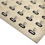 37mm round Kraft paper sticker sheets - Bangor Signage, Print & Embroidery