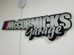 3D Acrylic Wall Logos - Bangor Signage, Print & Embroidery