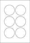 72mm round paper sticker sheets - Bangor Signage, Print & Embroidery