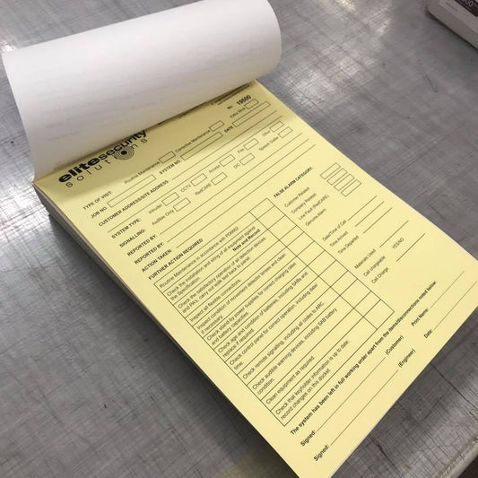 A4 triplicate pad - Bangor Signage, Print & Embroidery