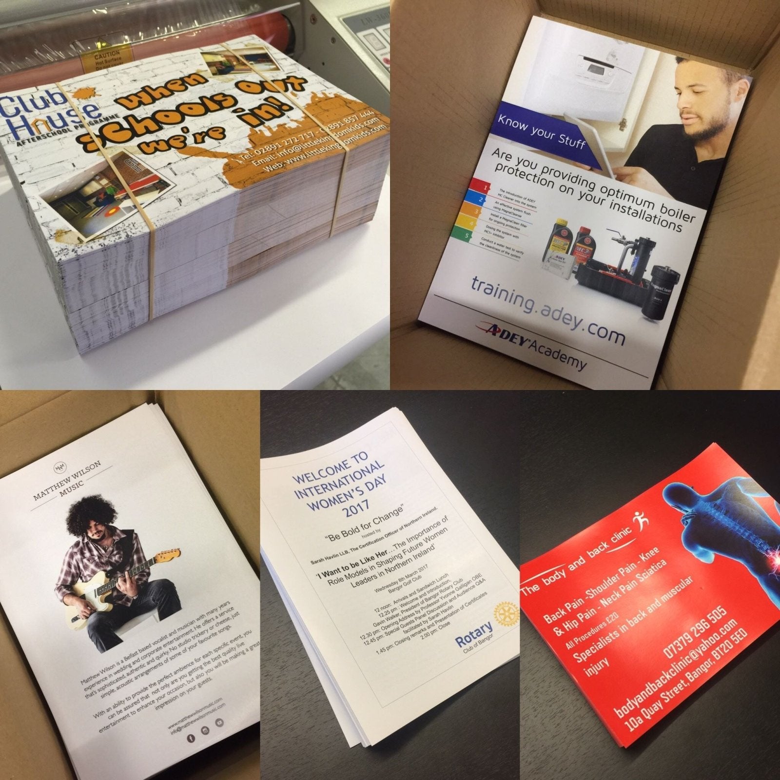A5 Flyer Printing. Fast Turnaround. Bangor, Newtownards, Belfast ...