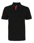 Asquith & Fox Men's classic fit contrast polo - AQ012 - Bangor Signage, Print & Embroidery