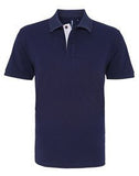 Asquith & Fox Men's classic fit contrast polo - AQ012 - Bangor Signage, Print & Embroidery