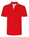 Asquith & Fox Men's classic fit contrast polo - AQ012 - Bangor Signage, Print & Embroidery