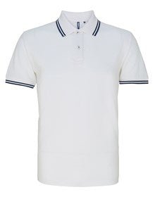 Asquith & Fox Men's classic fit tipped polo - AQ011 - Bangor Signage, Print & Embroidery