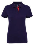 Asquith & Fox Women's contrast polo - AQ022 - Bangor Signage, Print & Embroidery