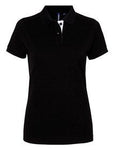 Asquith & Fox Women's contrast polo - AQ022 - Bangor Signage, Print & Embroidery
