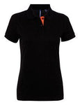 Asquith & Fox Women's contrast polo - AQ022 - Bangor Signage, Print & Embroidery