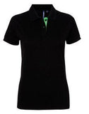 Asquith & Fox Women's contrast polo - AQ022 - Bangor Signage, Print & Embroidery