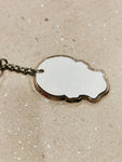 Candy skull acrylic keyring charm - Bangor Signage, Print & Embroidery