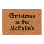 Christmas at the surname door mat - Bangor Signage, Print & Embroidery