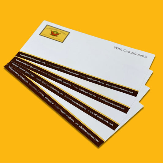 Compliment slips - Bangor Signage, Print & Embroidery