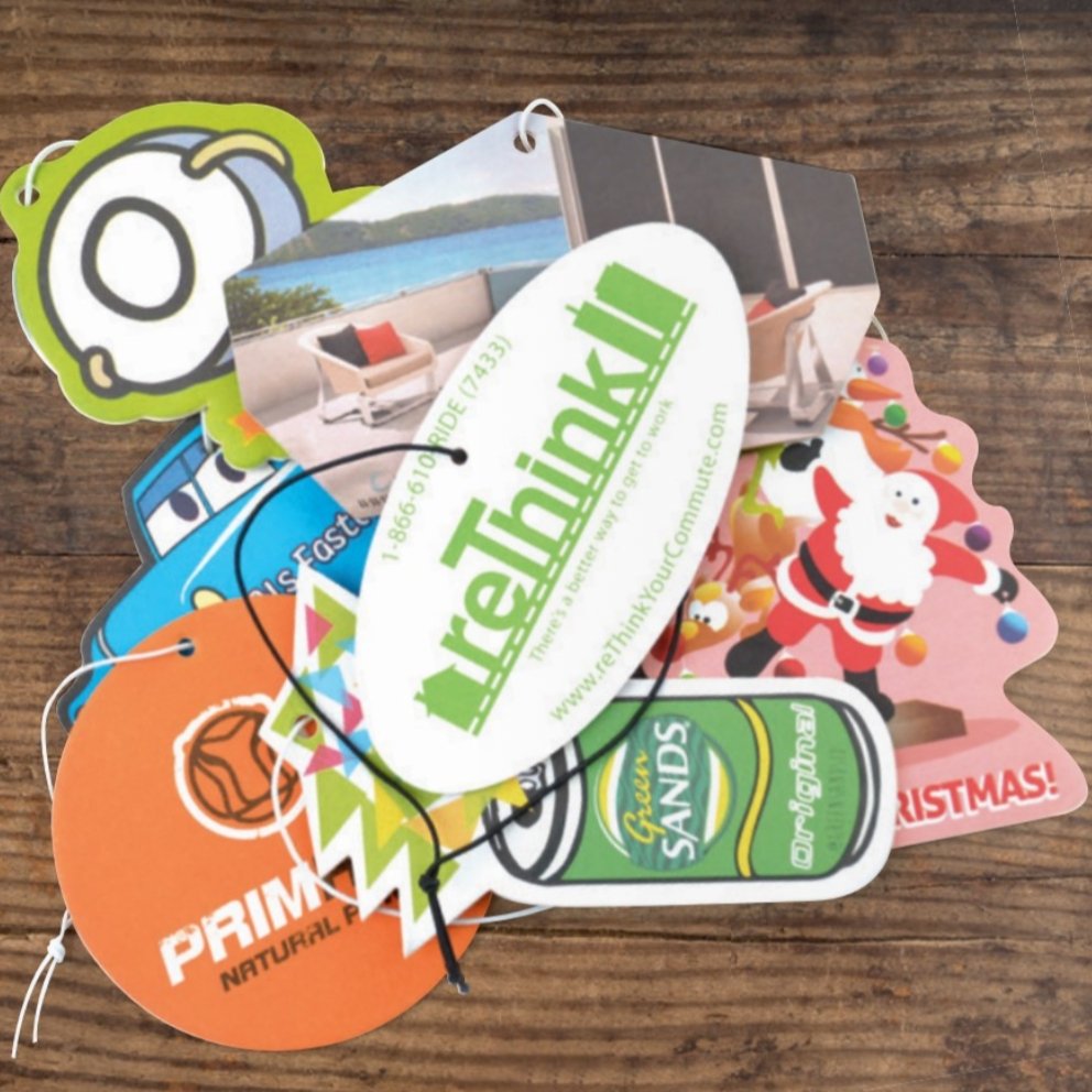 Custom Printed Car Air Fresheners - Bangor Signage, Print & Embroidery