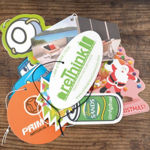 Custom Printed Car Air Fresheners - Bangor Signage, Print & Embroidery