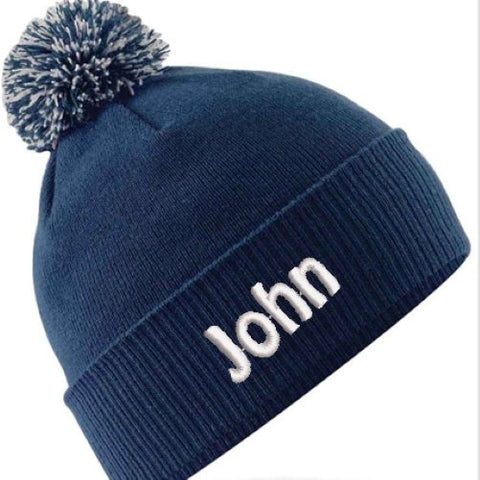 Embroidered Beechfield Kids Snowstar® Beanie - BB450B - Bangor Signage, Print & Embroidery
