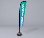 Feather Flags Range of sizes. - Bangor Signage, Print & Embroidery