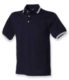 Henbury Contrast Double Tipped Cotton Piqué Polo Shirt - H150 - Bangor Signage, Print & Embroidery