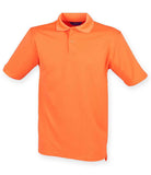 Henbury Coolplus® Wicking Piqué Polo Shirt (2XL-4XL) - H475 - Bangor Signage, Print & Embroidery