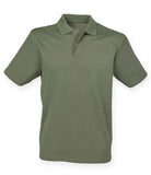 Henbury Coolplus® Wicking Piqué Polo Shirt (M-XL)- H475 - Bangor Signage, Print & Embroidery