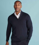 Henbury Zip Neck Sweater - H729 - Bangor Signage, Print & Embroidery