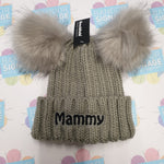 Personalised bobble hat. Kids & Adults sizes. Personalised Names. - Bangor Signage, Print & Embroidery