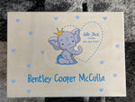 Personalised New born baby boy gift. Memory box for keepsakes and more - Bangor Signage, Print & Embroidery