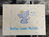 Personalised New born baby boy gift. Memory box for keepsakes and more - Bangor Signage, Print & Embroidery