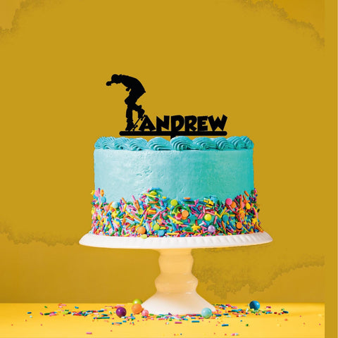 Personalised skateboard themed cake topper - Bangor Signage, Print & Embroidery