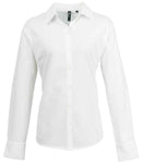 Premier Ladies Signature Long Sleeve Oxford Shirt - PR334 - Bangor Signage, Print & Embroidery
