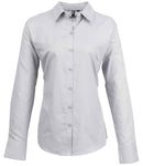 Premier Ladies Signature Long Sleeve Oxford Shirt - PR334 - Bangor Signage, Print & Embroidery