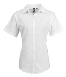 Premier Ladies Signature Short Sleeve Oxford Shirt - PR336 - Bangor Signage, Print & Embroidery
