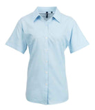 Premier Ladies Signature Short Sleeve Oxford Shirt - PR336 - Bangor Signage, Print & Embroidery