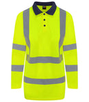 Pro RTX High Visibility Long Sleeve Polo Shirt - RX715 - Bangor Signage, Print & Embroidery