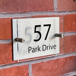 Rectangle House Number Sign - Bangor Signage, Print & Embroidery