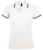 SOL'S Ladies Pasadena Tipped Cotton Piqué Polo Shirt - 10578 - Bangor Signage, Print & Embroidery