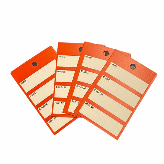 Square corner swing tags - Bangor Signage, Print & Embroidery