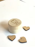 Tooth Fairy wooden Box, baby tooth. Keepsake, trinket - Bangor Signage, Print & Embroidery